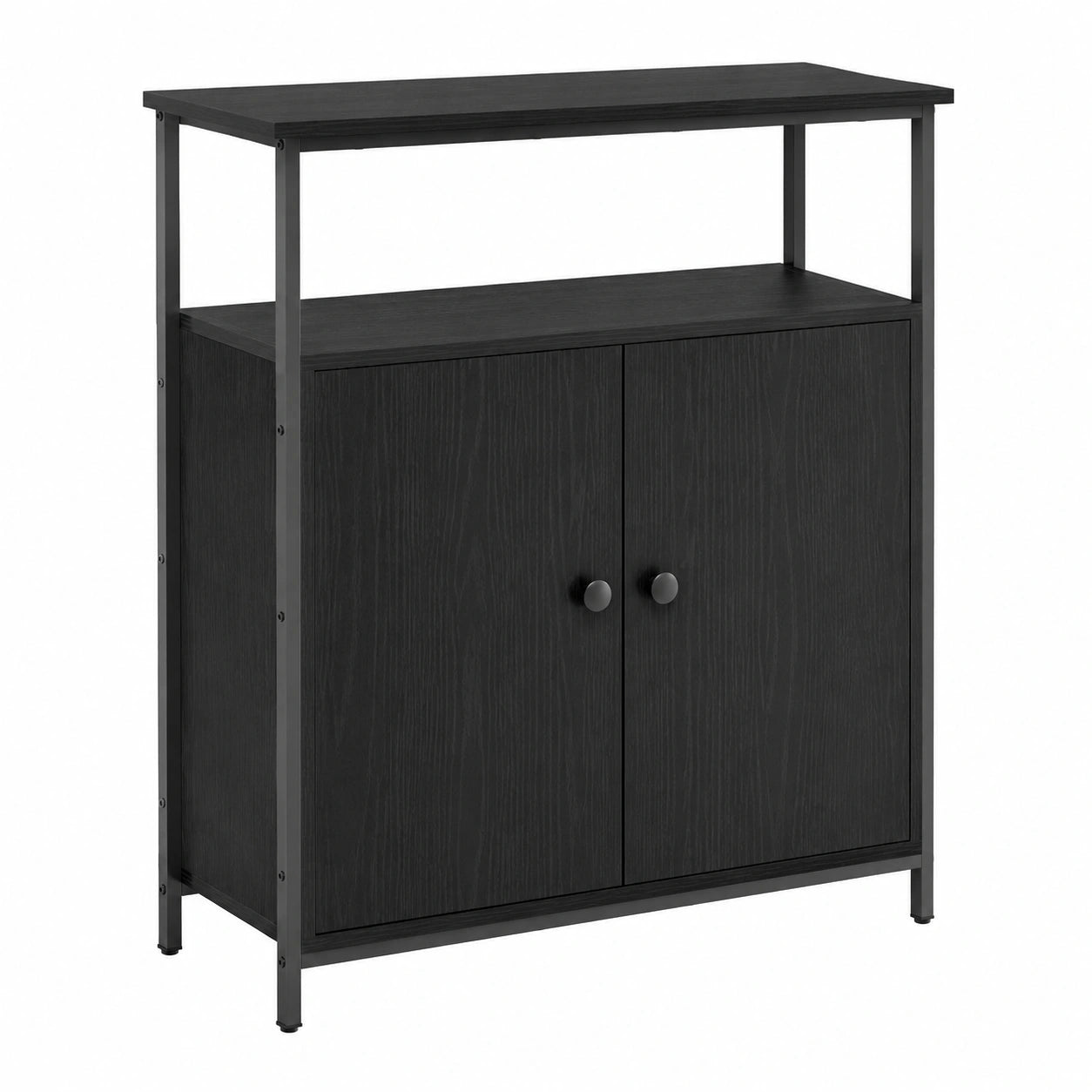 buffet-moderne-noir-en-bois-d-ingenierie-avec-etageres-fnbtcc8066kr