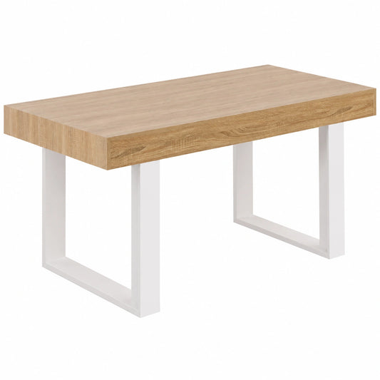 table-a-manger-rectangulaire-6-personnes-bois-et-blanc-160-cm-qqpthg8083za